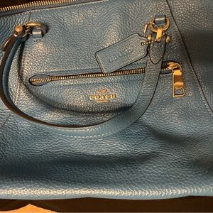 Coach Royal Blue Shoulder Bag with optional crossbody strap